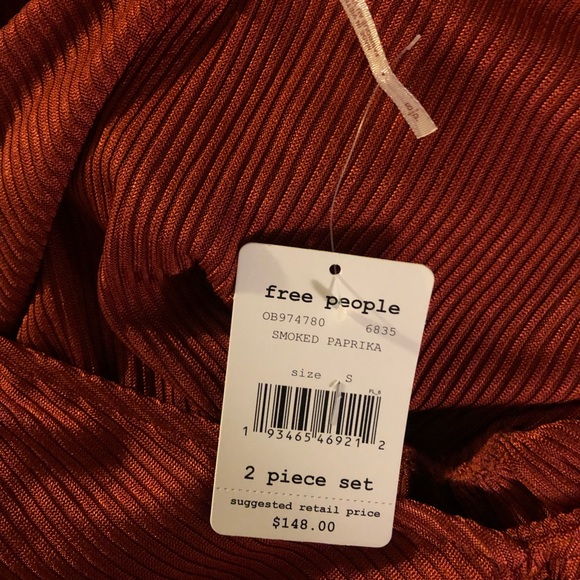 Free People No Excuses Two-Piece Ribbed Skirt Set - Picture 7 of 7